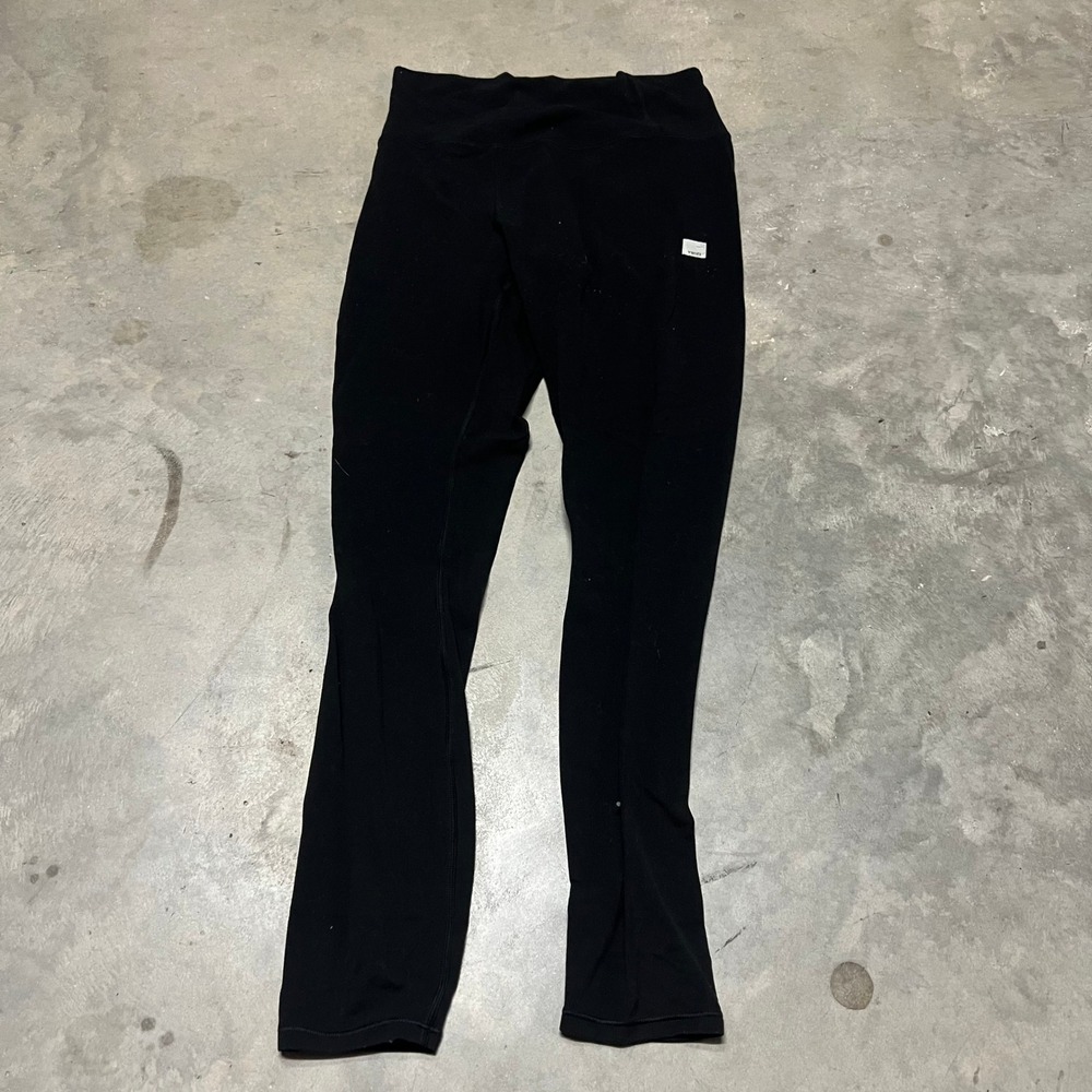 Vuori Womens High Rise Performance Leggings Black Yoga Pants Size XS S